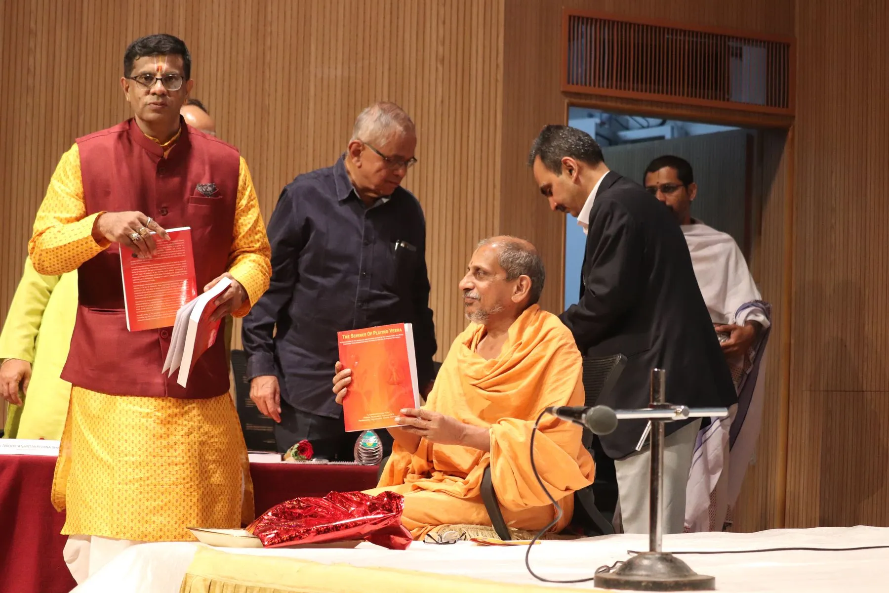 A ceremony or felicitation at VTP V