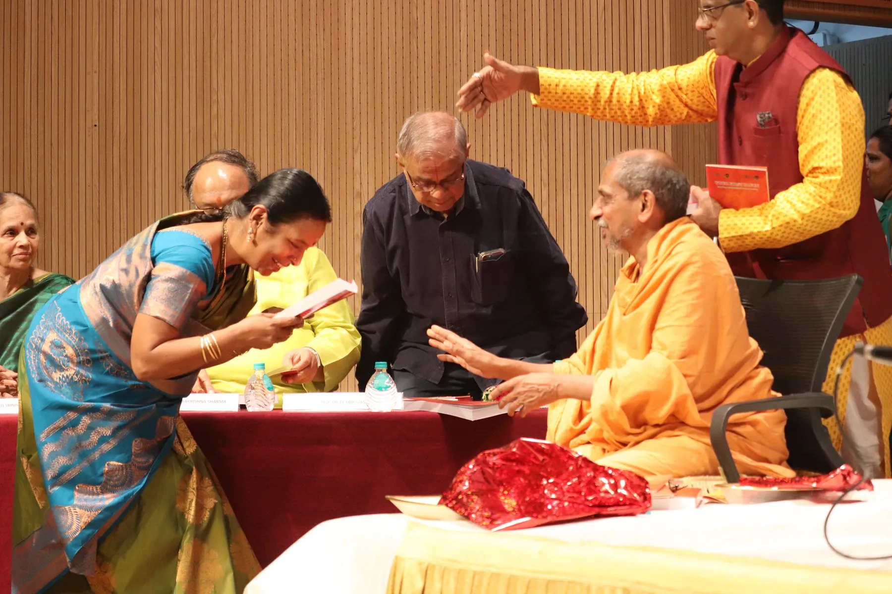A ceremony or felicitation at VTP V