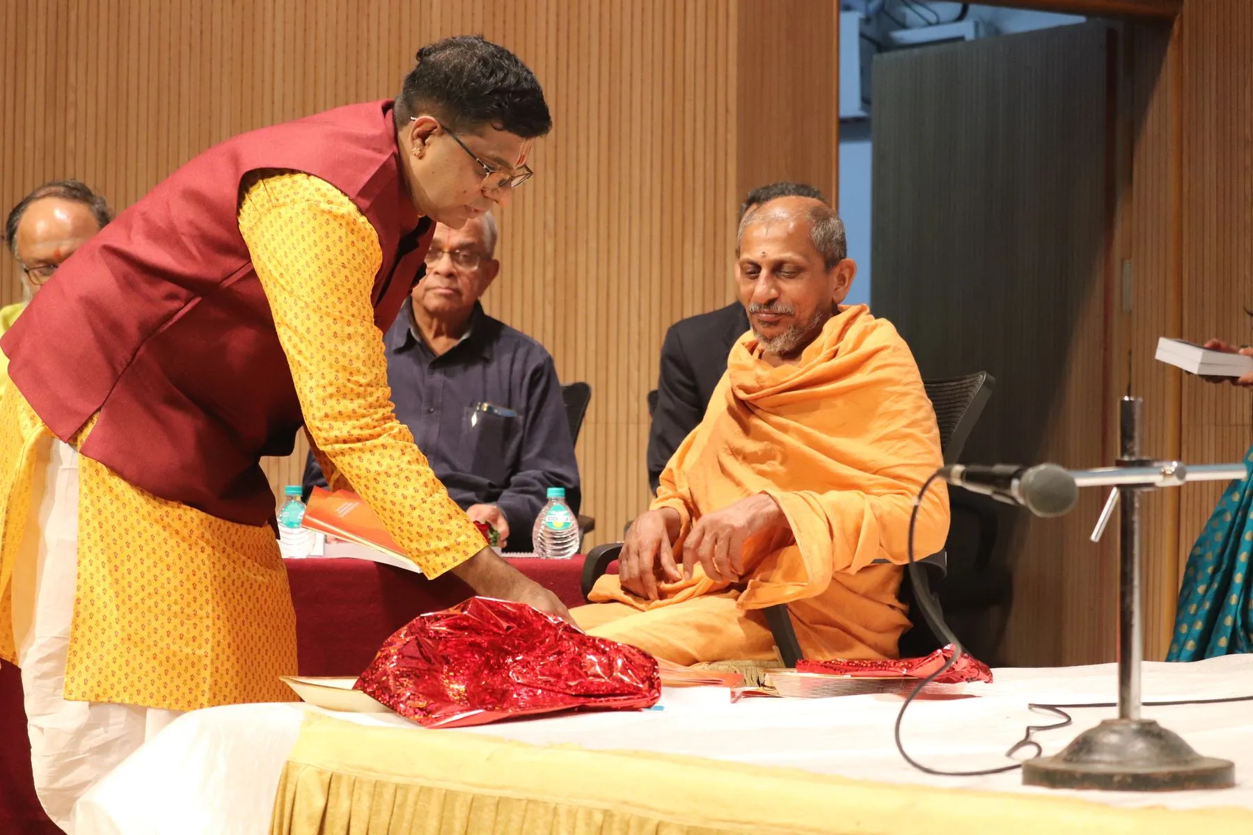 A ceremony or felicitation at VTP V