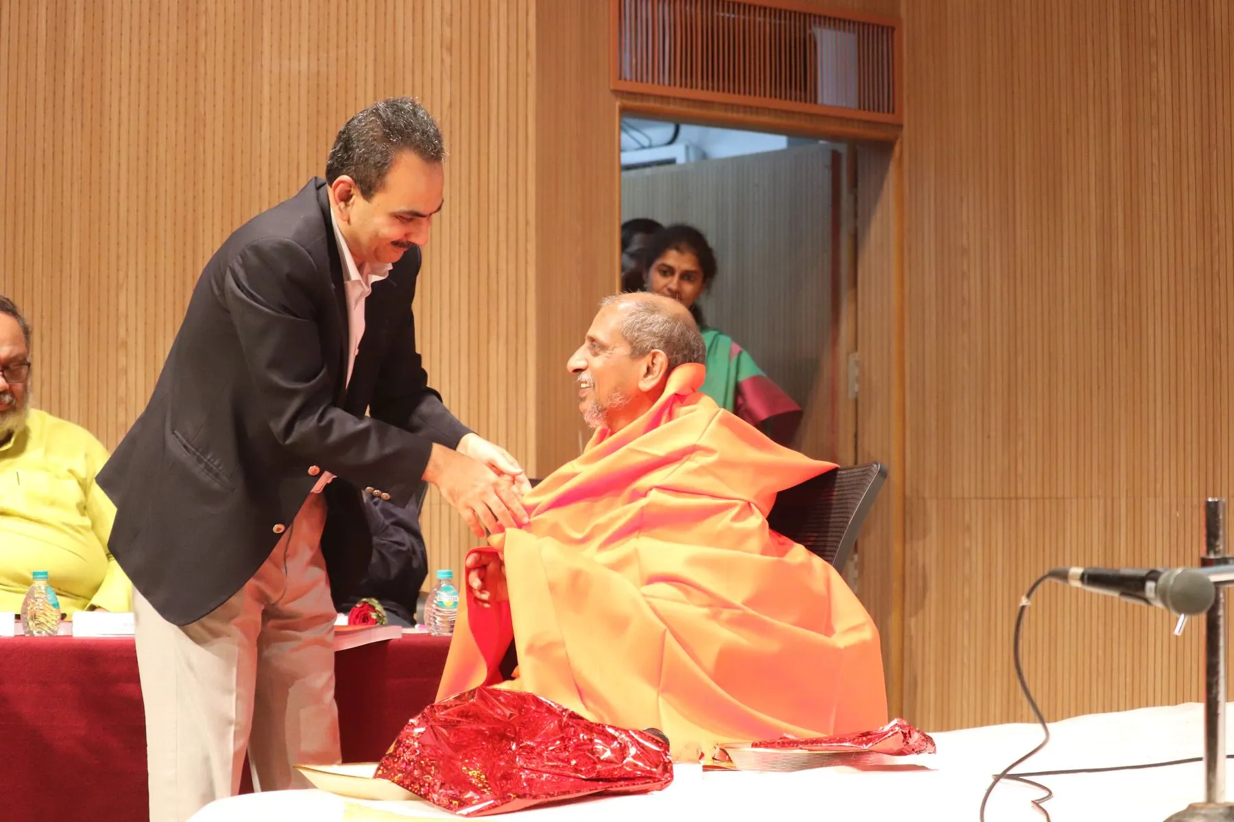 A ceremony or felicitation at VTP V