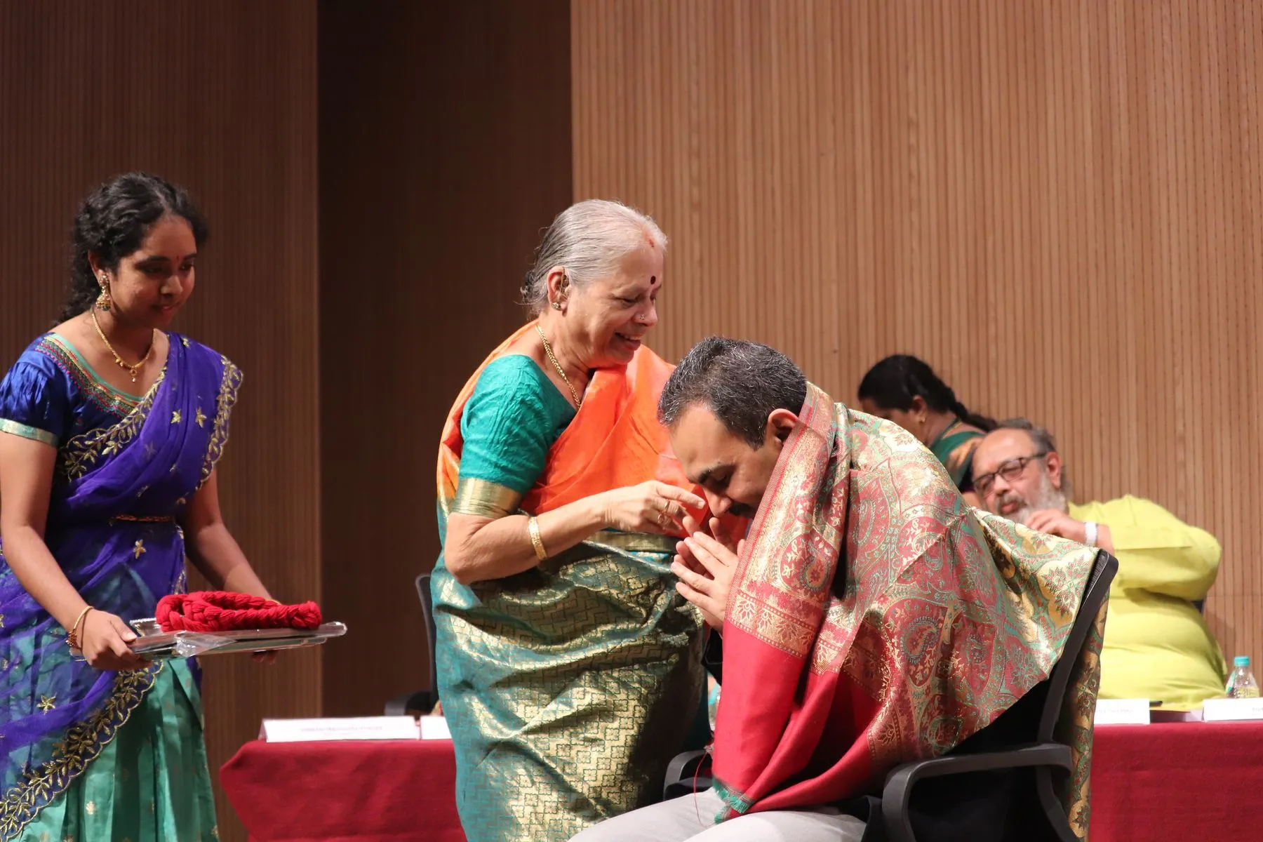 A ceremony or felicitation at VTP V