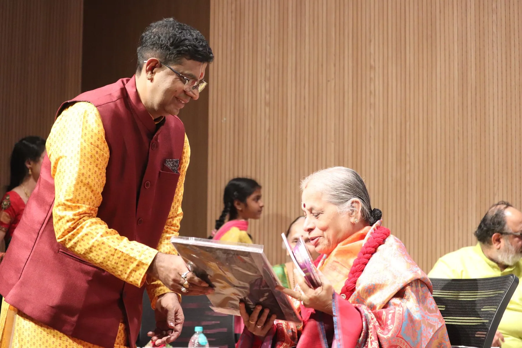 A ceremony or felicitation at VTP V