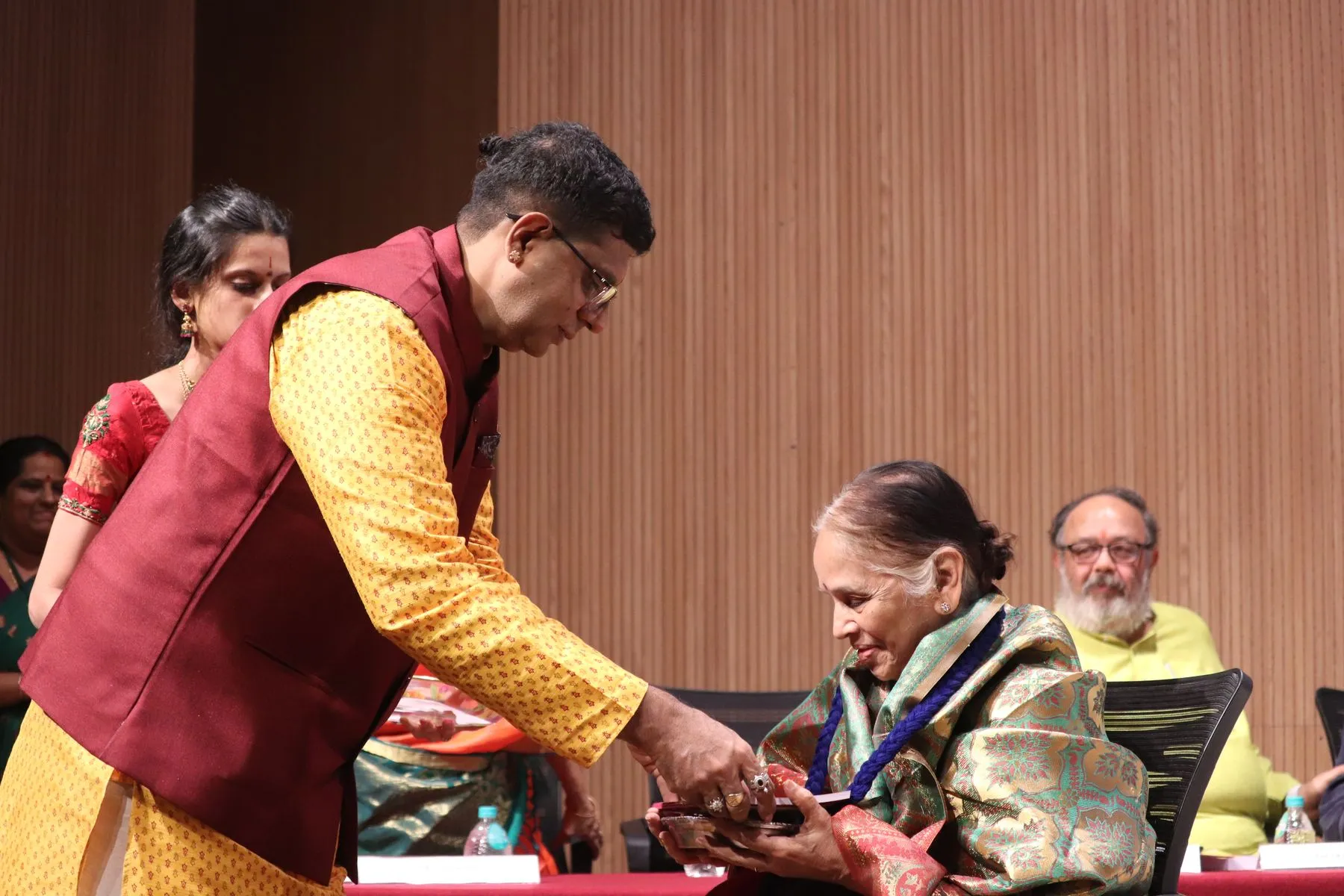 A ceremony or felicitation at VTP V