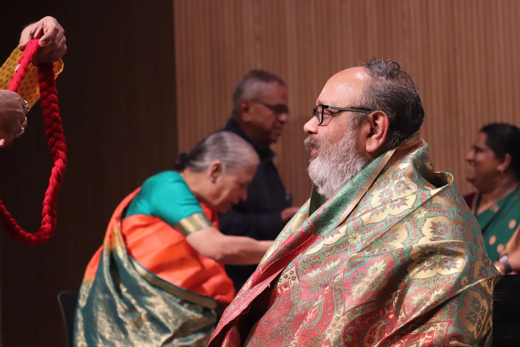 A ceremony or felicitation at VTP V