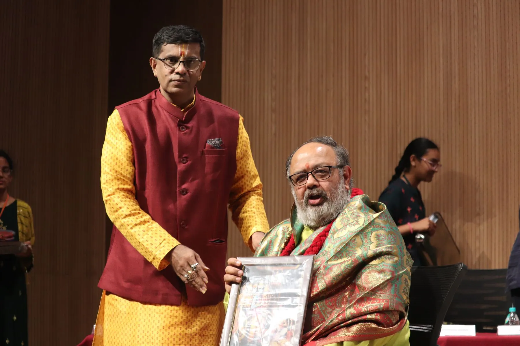 Honoree with certificate