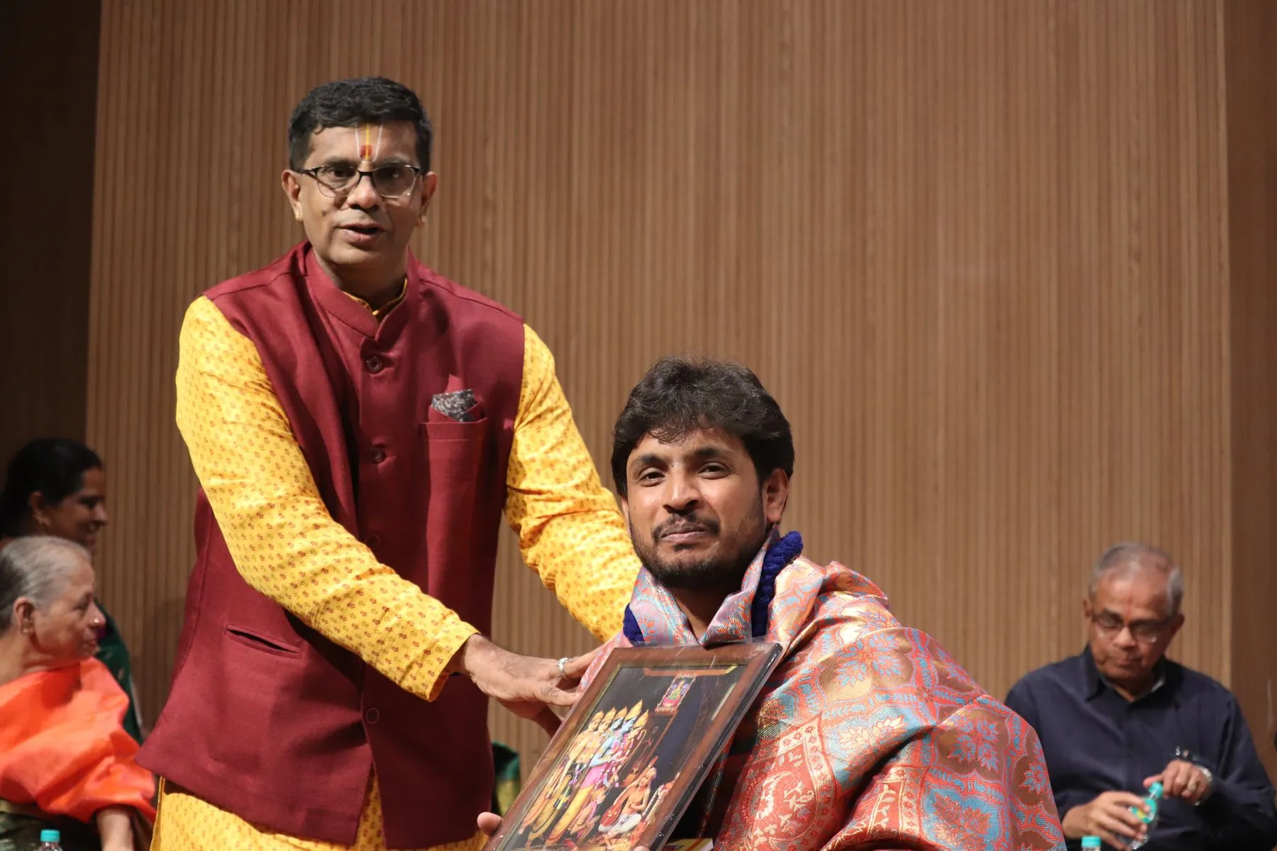 A ceremony or felicitation at VTP V