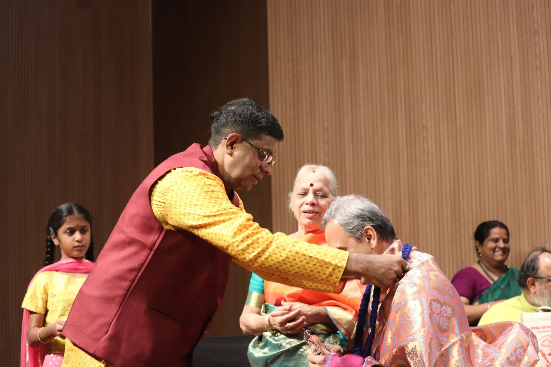 A ceremony or felicitation at VTP V