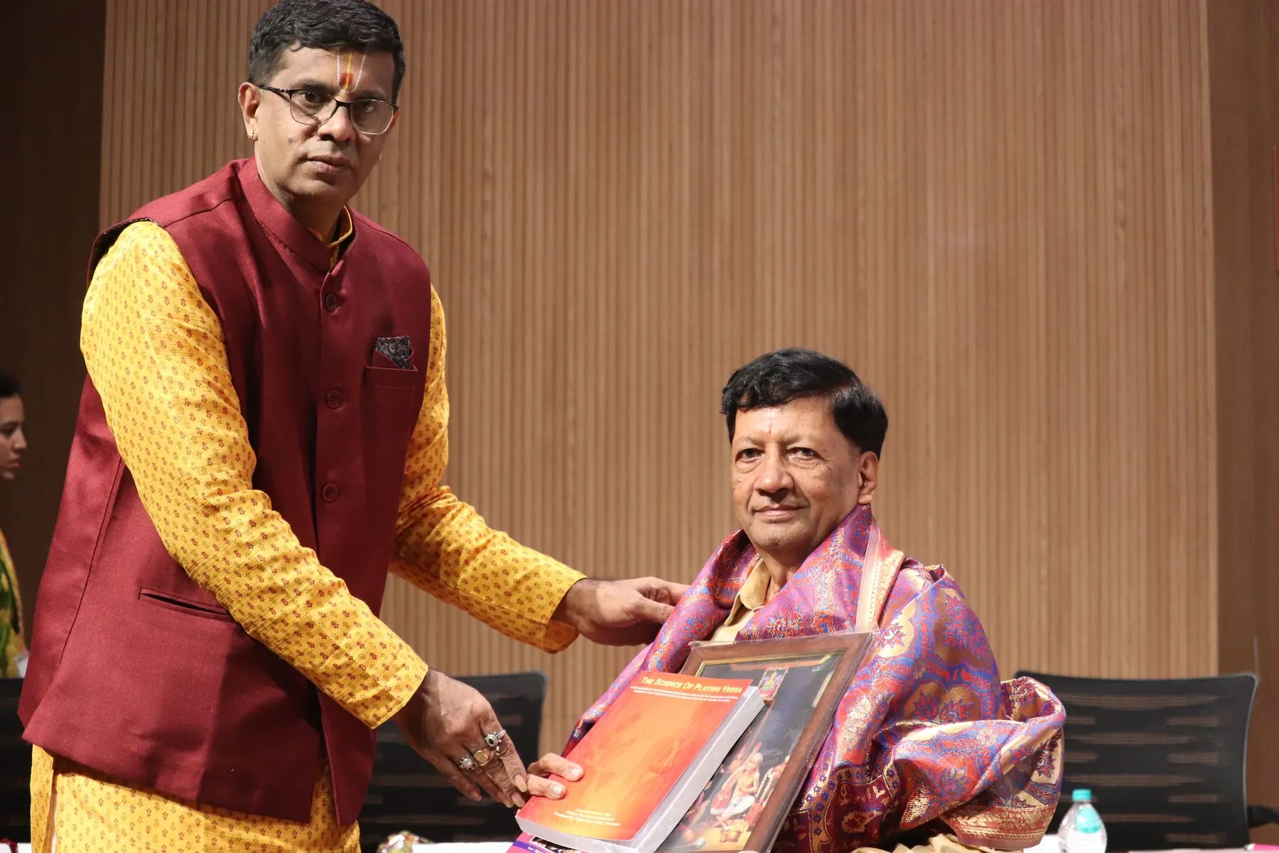 A ceremony or felicitation at VTP V