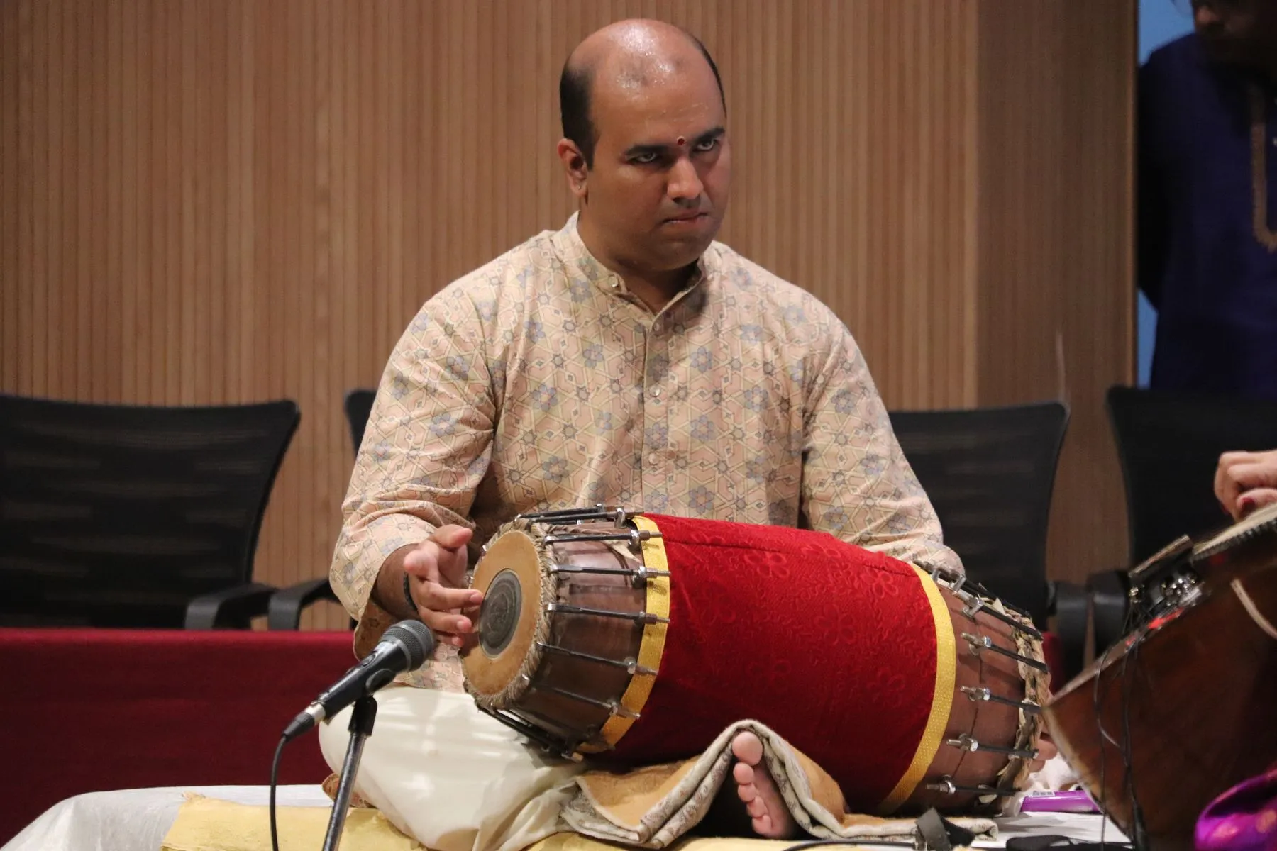 Mridangam artist