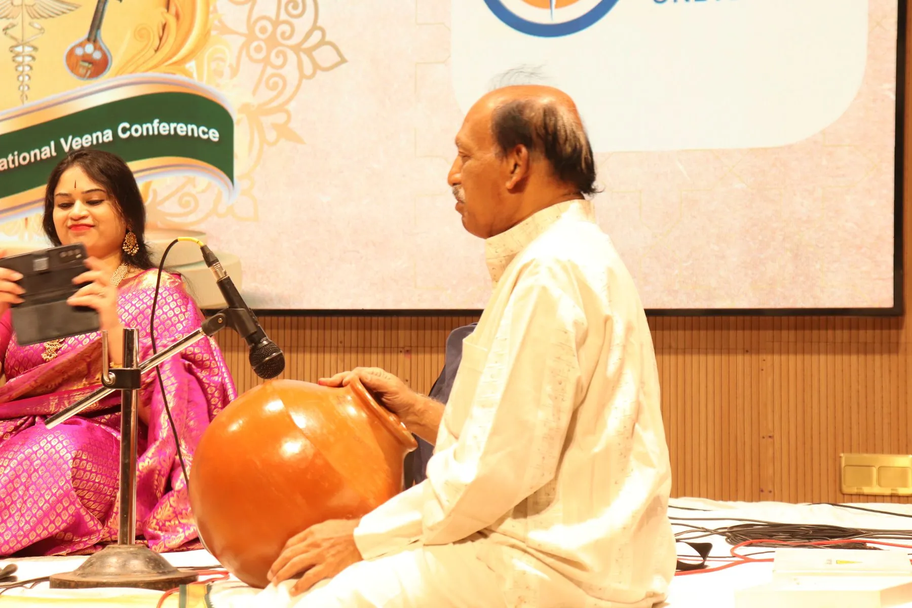 Vainika and ghatam