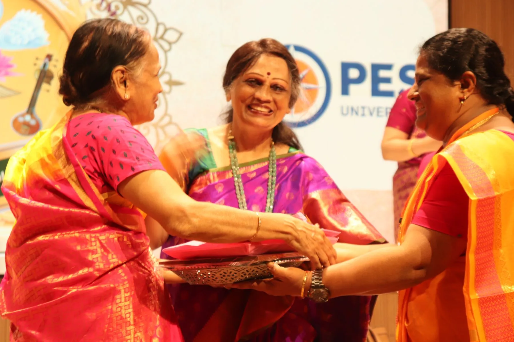 A ceremony or felicitation at VTP V