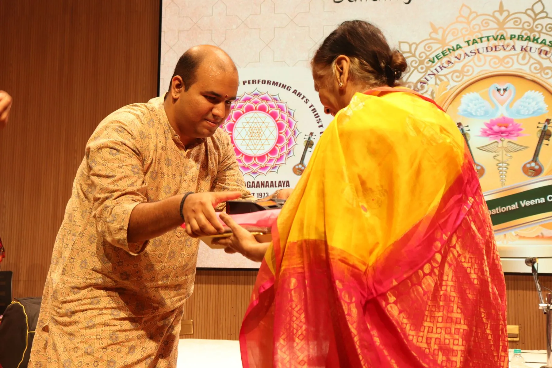 A ceremony or felicitation at VTP V