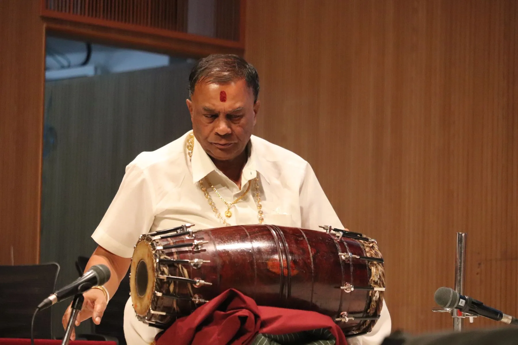 Mridangam artist