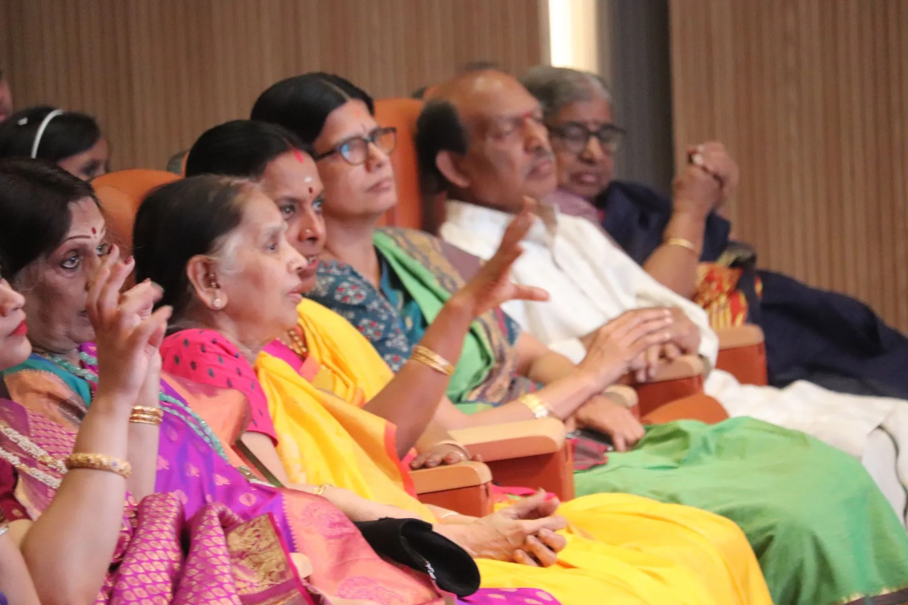 Artists, guests and listeners at VTP V