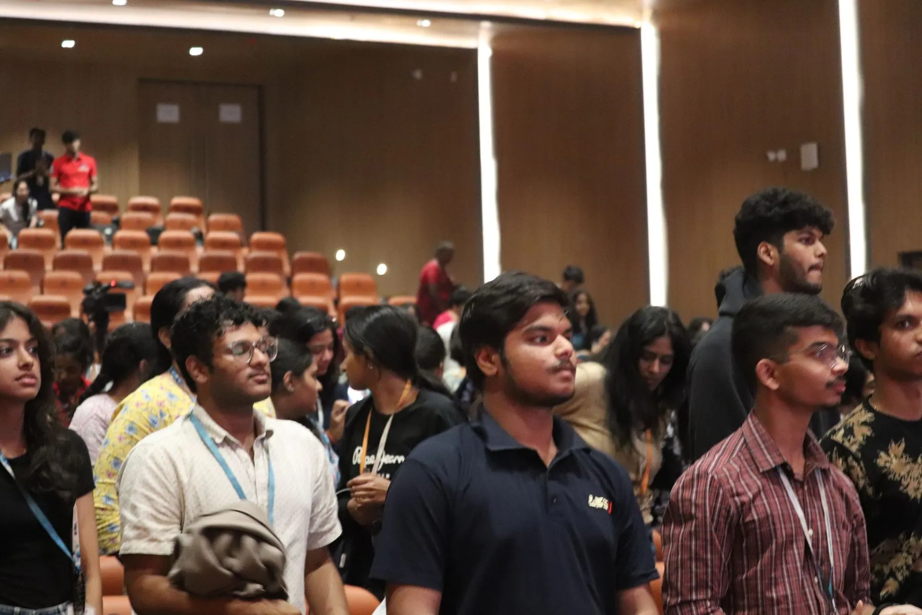 Artists, guests and listeners at VTP V