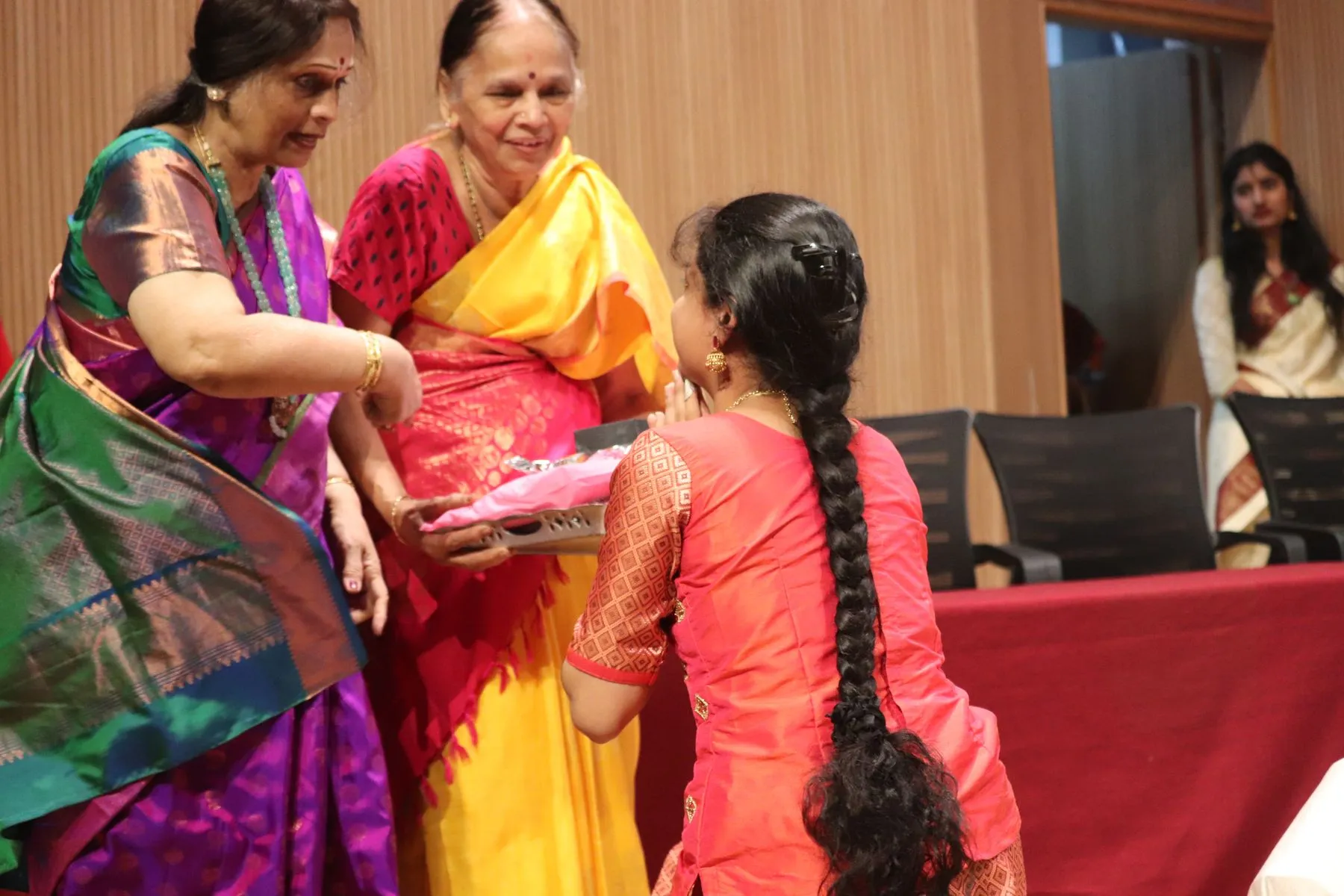 A ceremony or felicitation at VTP V