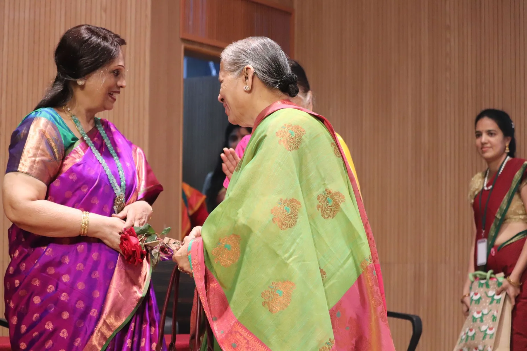 A ceremony or felicitation at VTP V