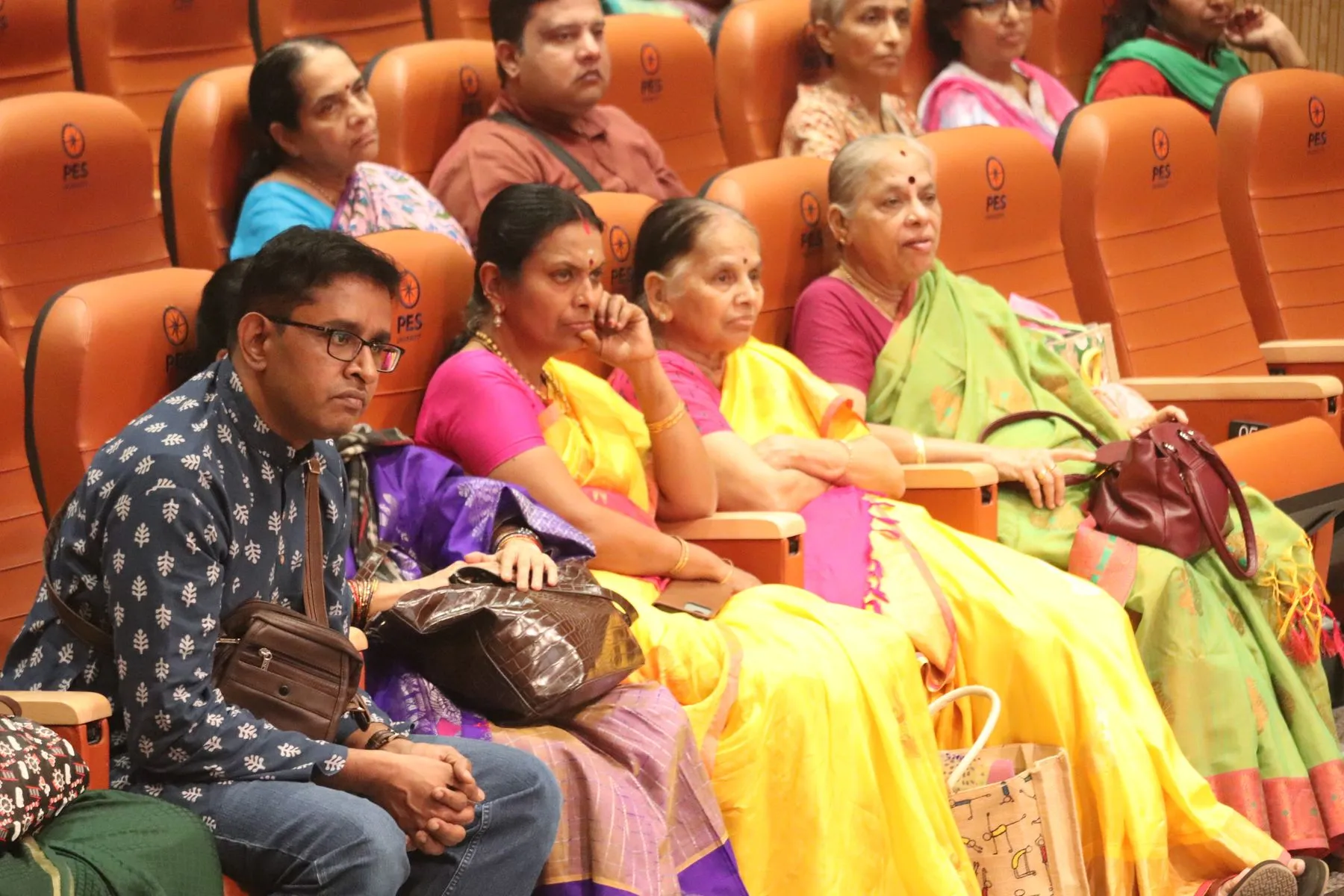 Audience in colour