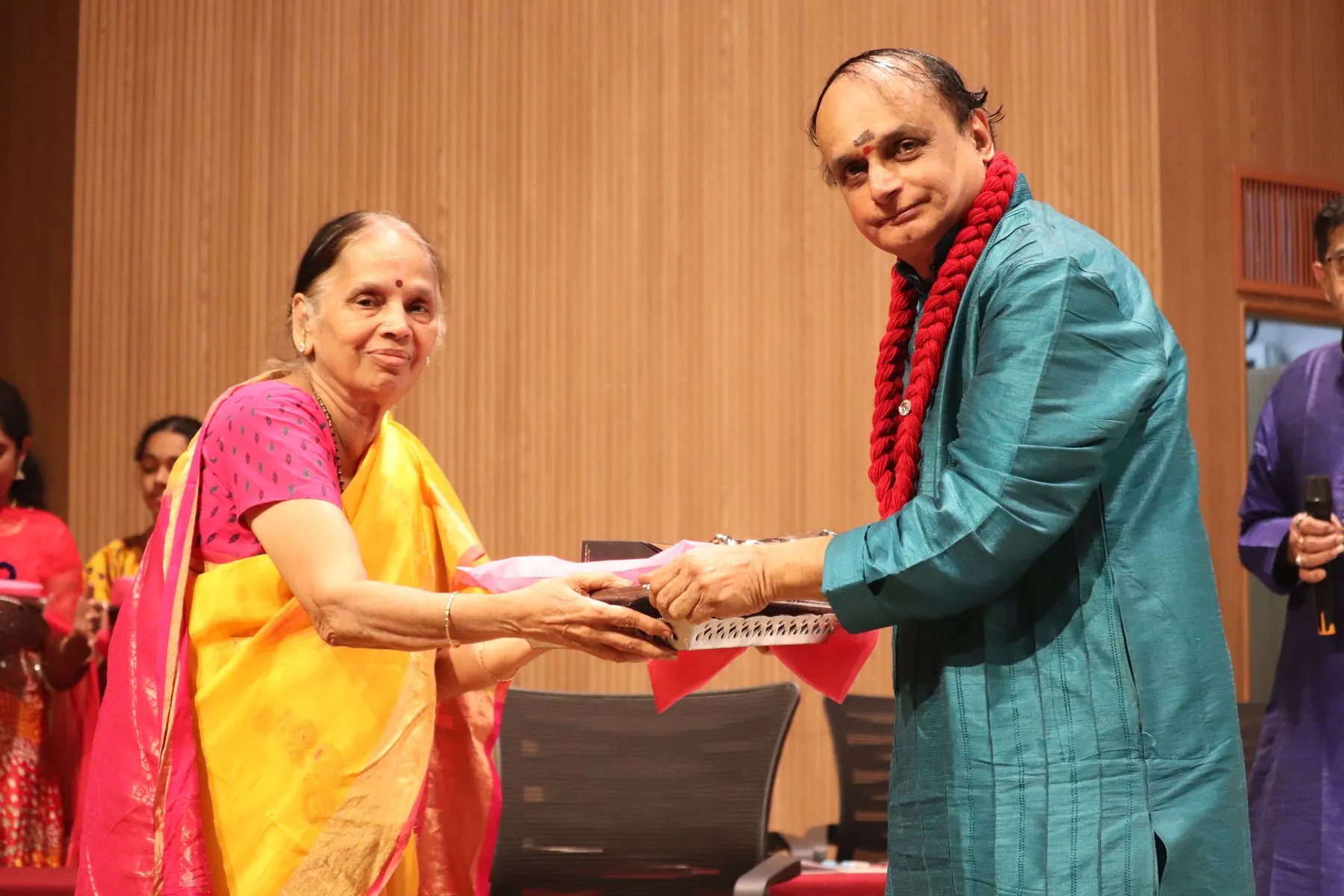 A ceremony or felicitation at VTP V