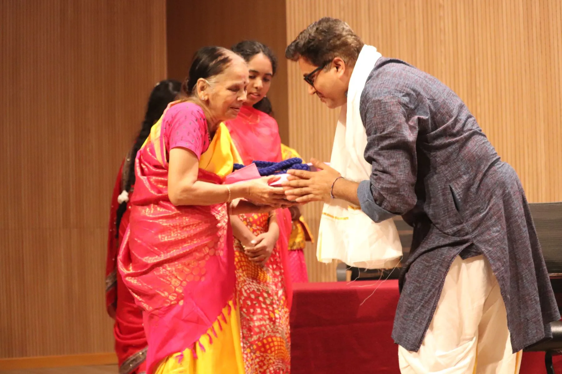 A ceremony or felicitation at VTP V