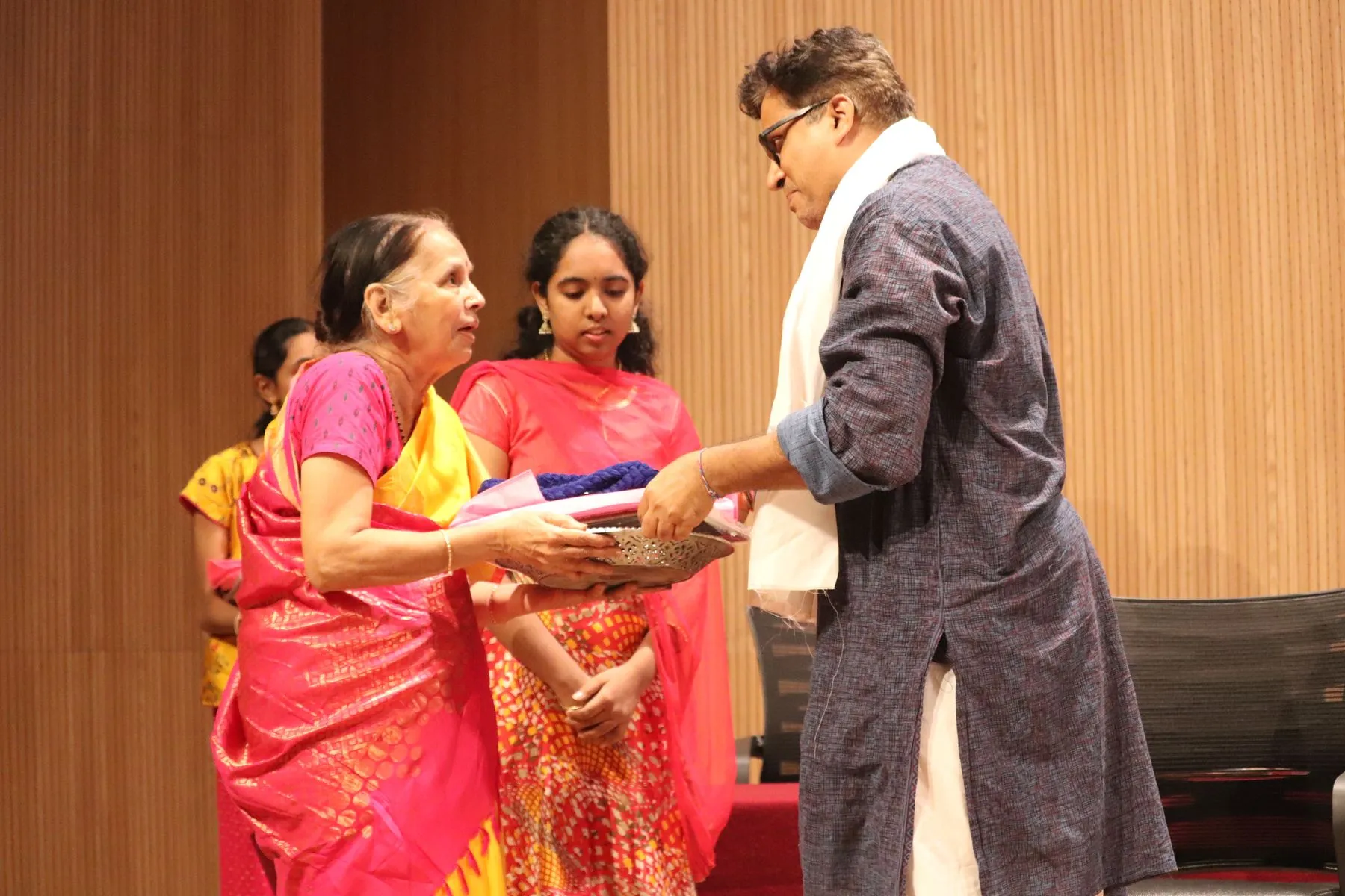 A ceremony or felicitation at VTP V