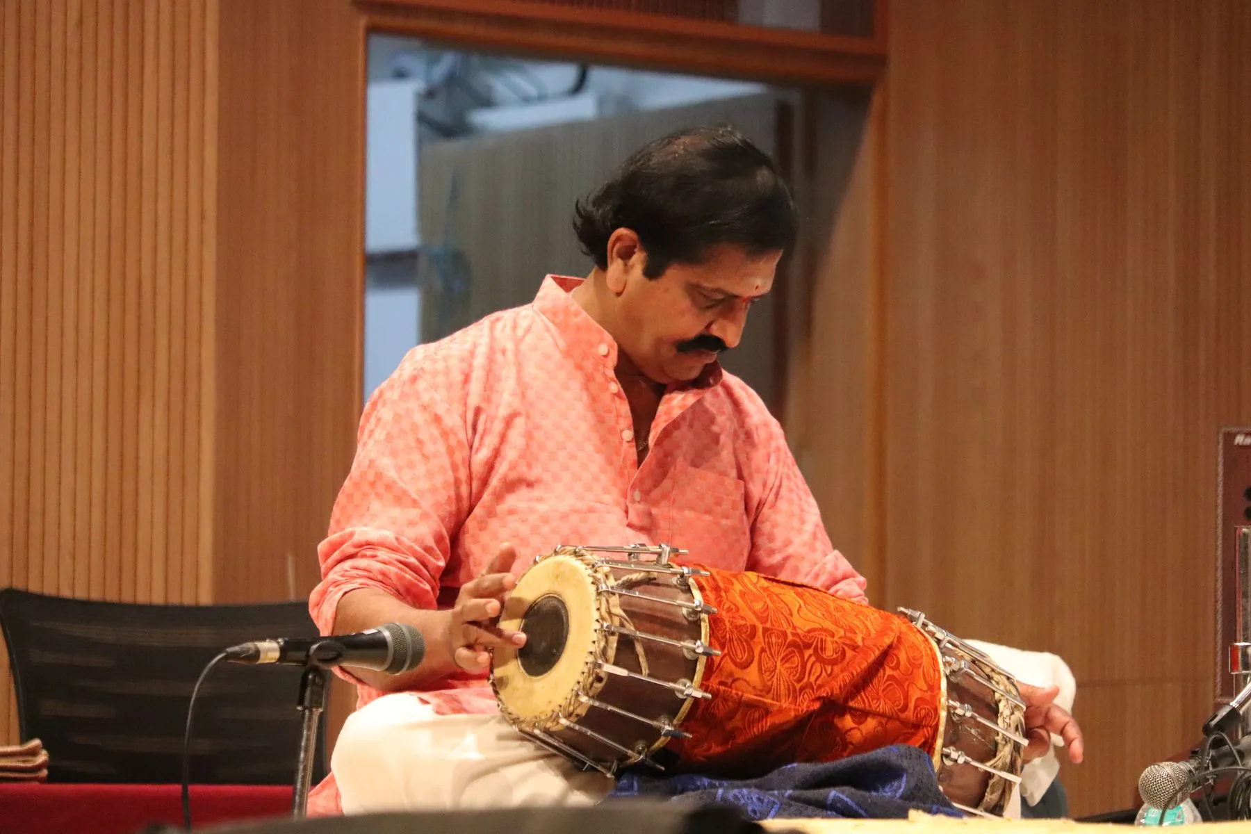 Mridangam artist