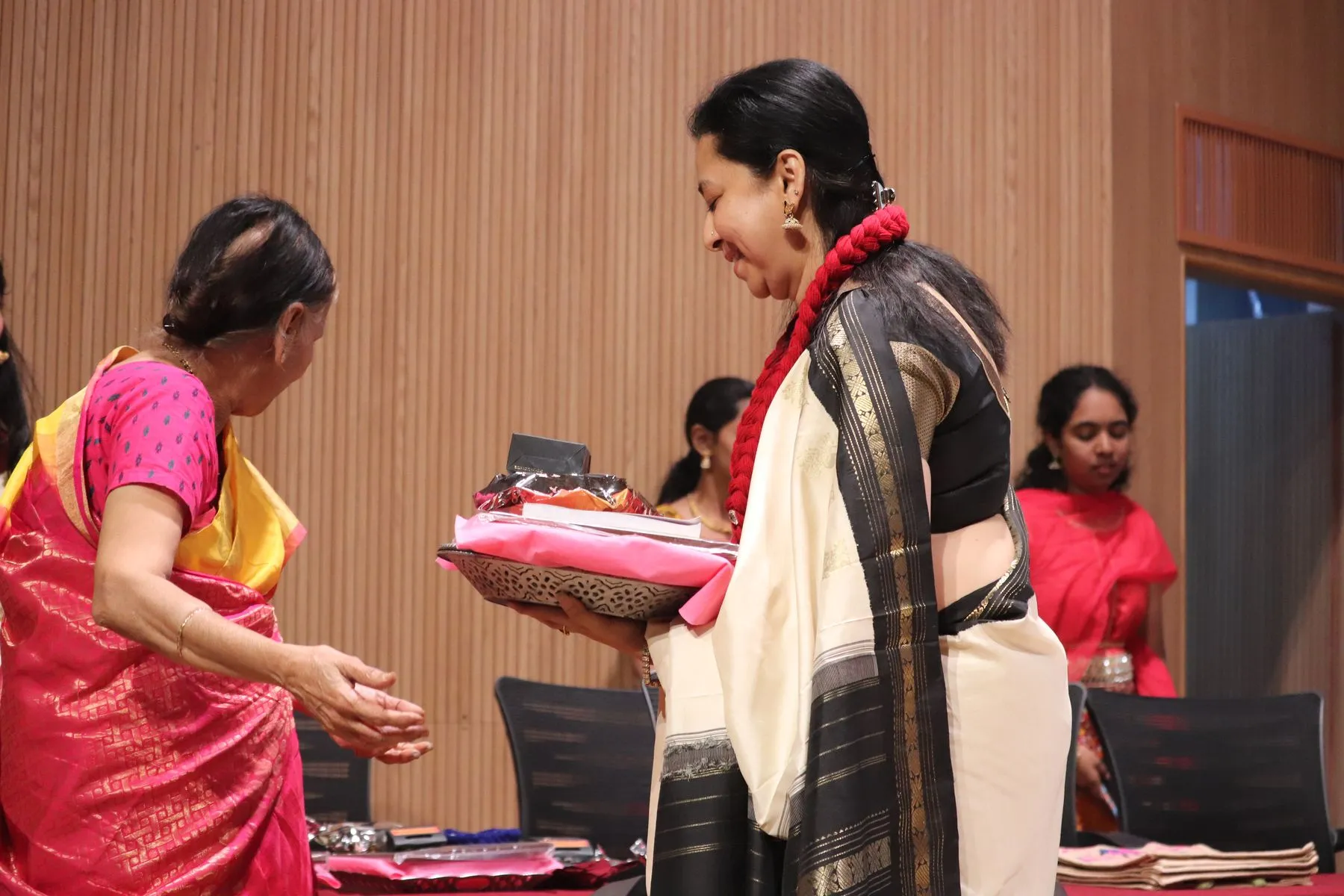 A ceremony or felicitation at VTP V
