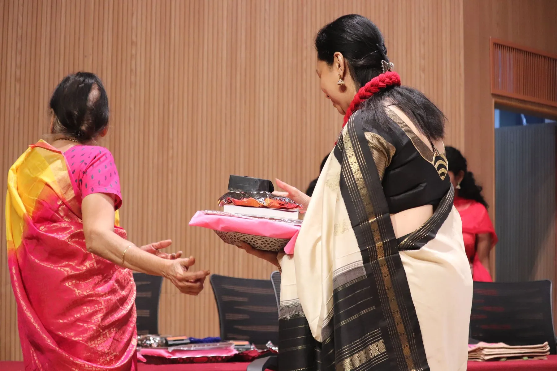 A ceremony or felicitation at VTP V