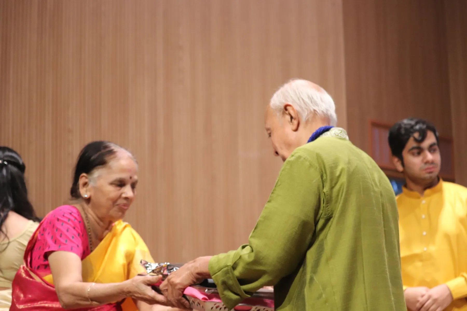 A ceremony or felicitation at VTP V