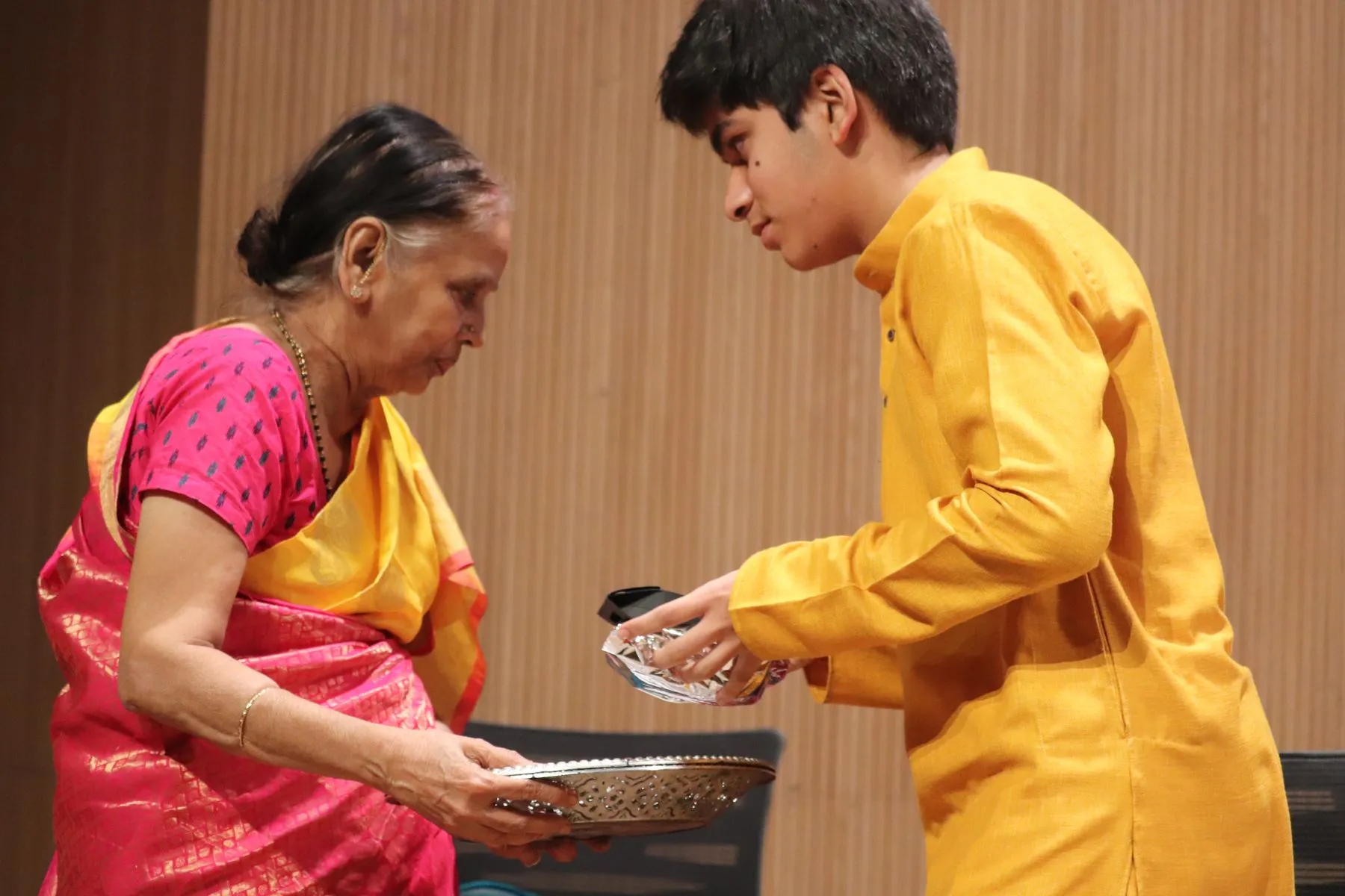 A ceremony or felicitation at VTP V