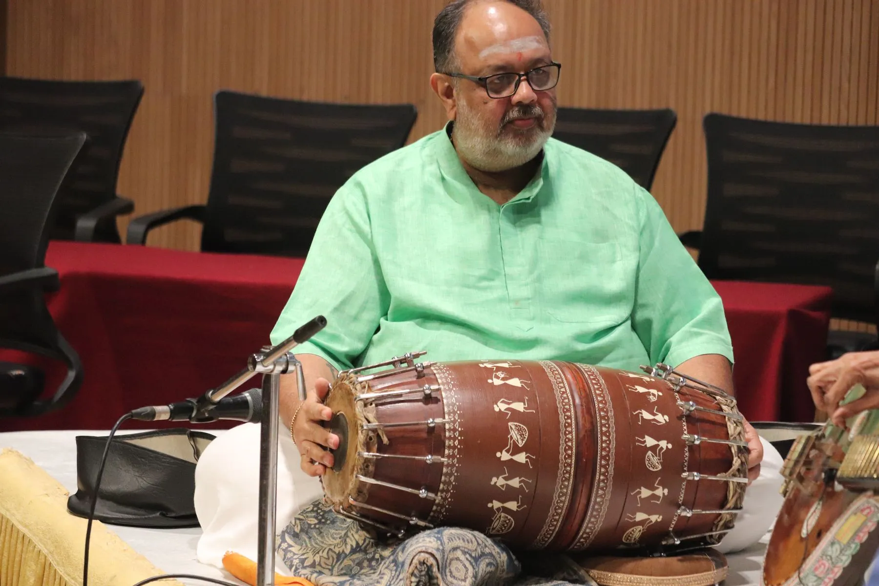 Mridangam artist