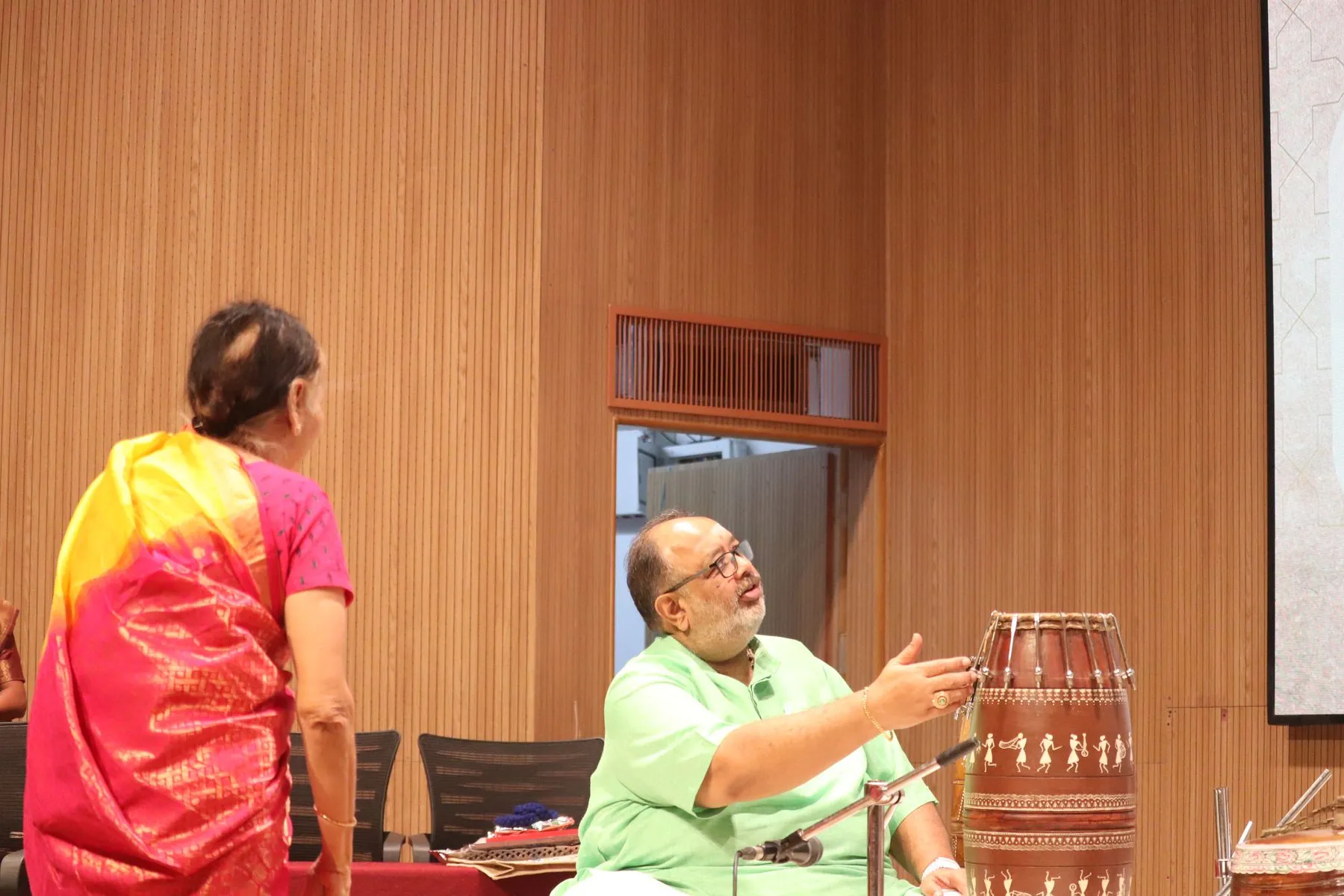 A ceremony or felicitation at VTP V