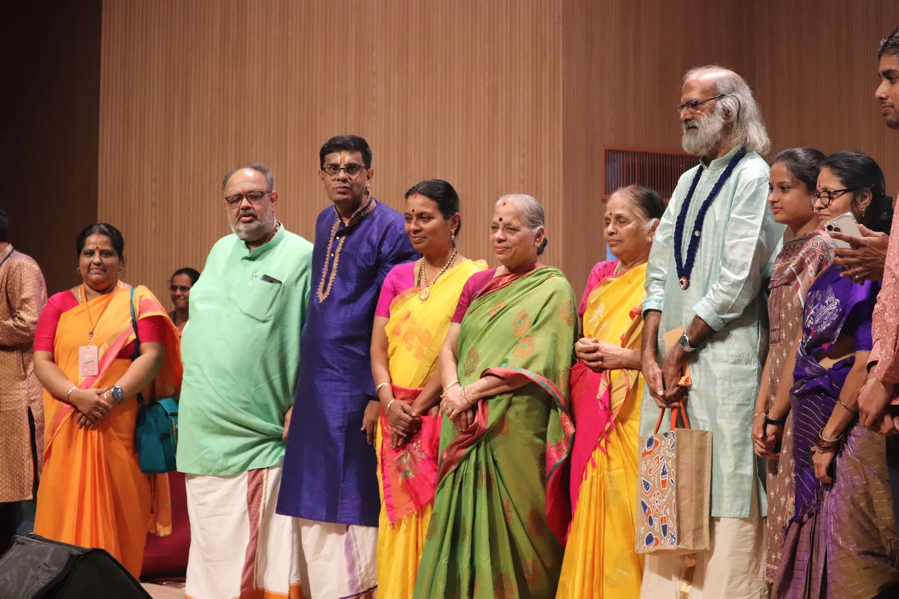 Group on stage