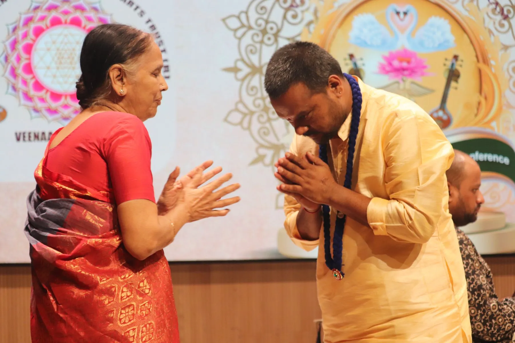 A ceremony or felicitation at VTP V