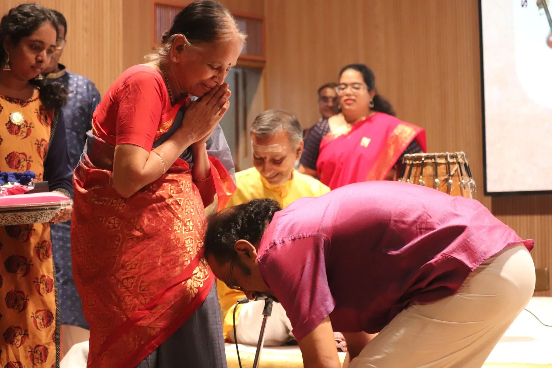 A ceremony or felicitation at VTP V