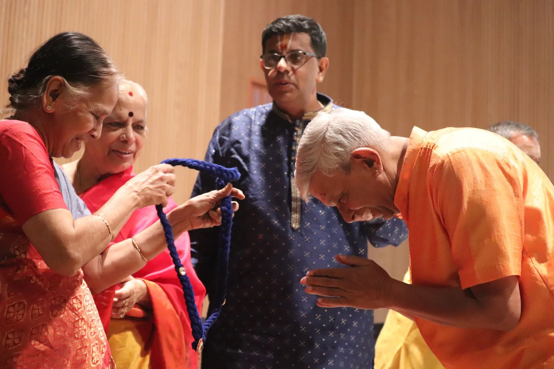 A ceremony or felicitation at VTP V