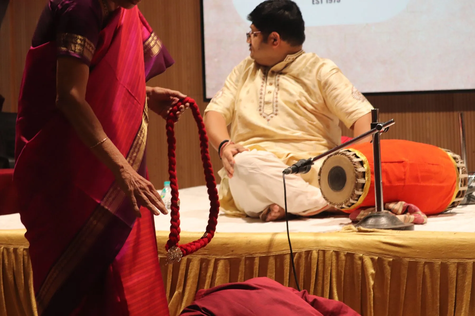 A ceremony or felicitation at VTP V