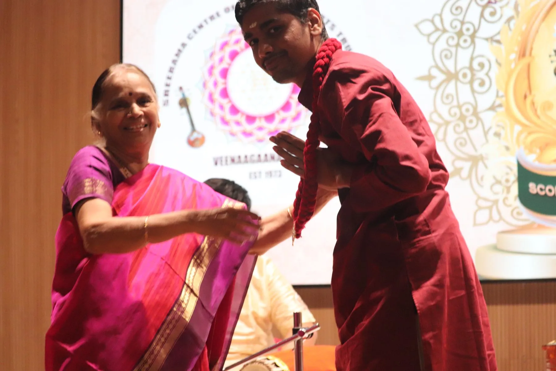 A ceremony or felicitation at VTP V