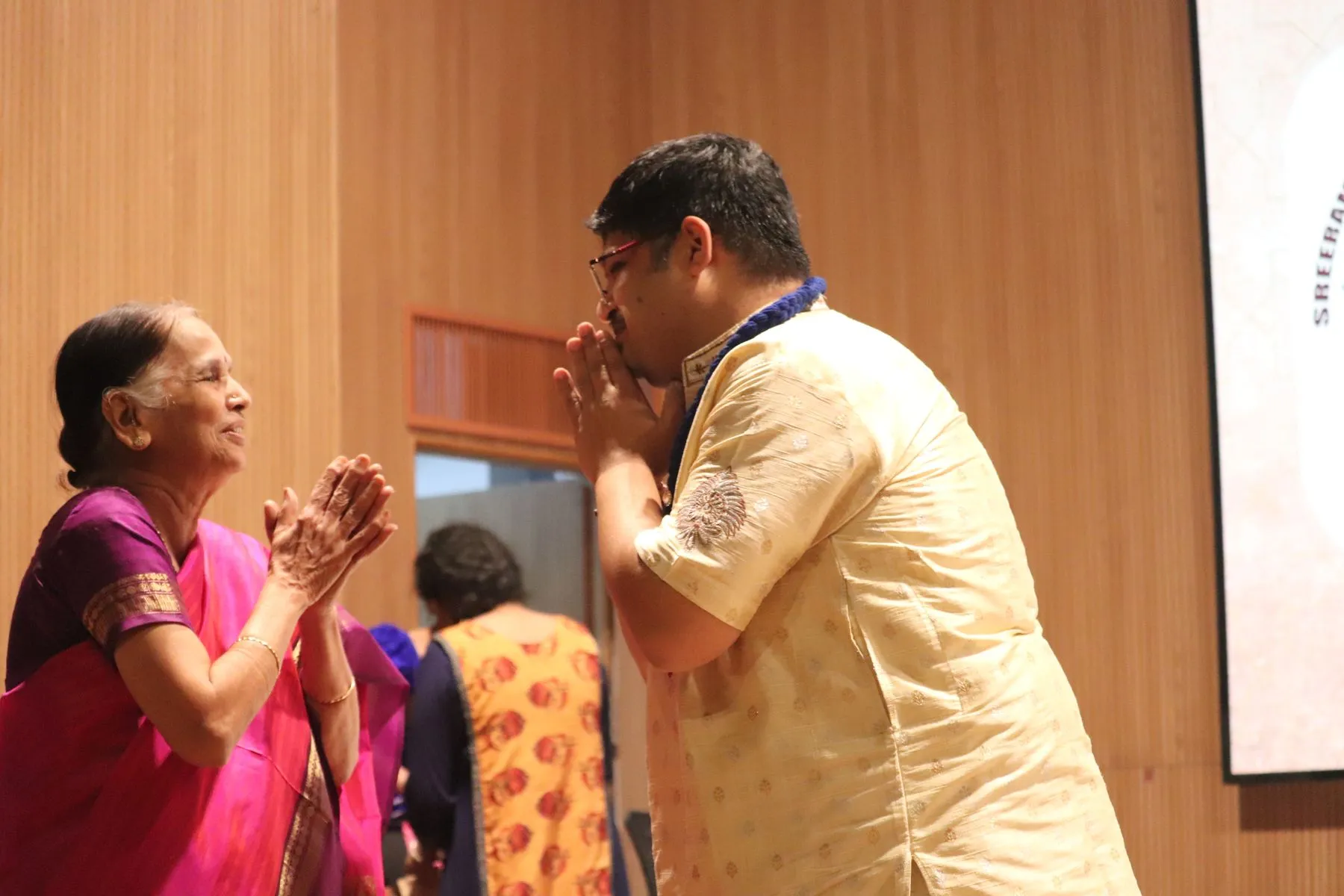 A ceremony or felicitation at VTP V