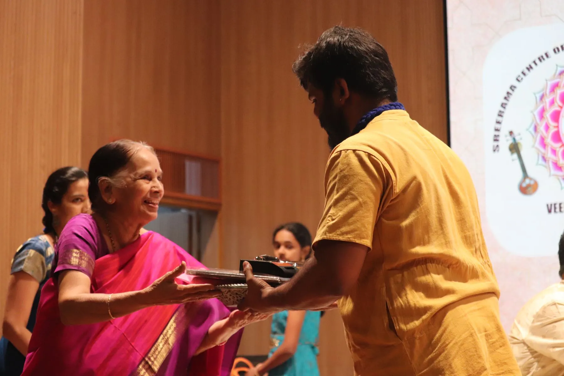 A ceremony or felicitation at VTP V