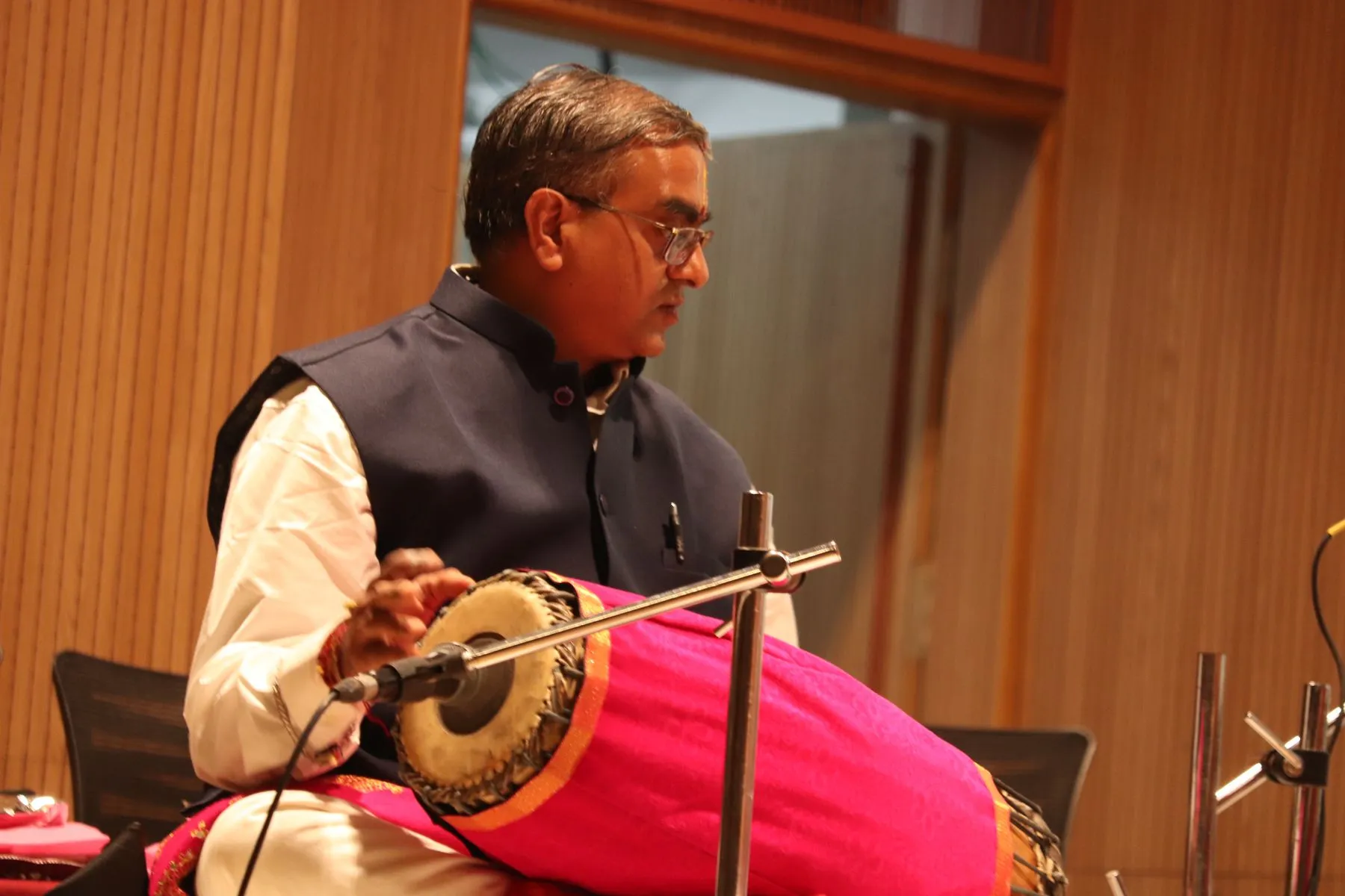 Mridangam artist
