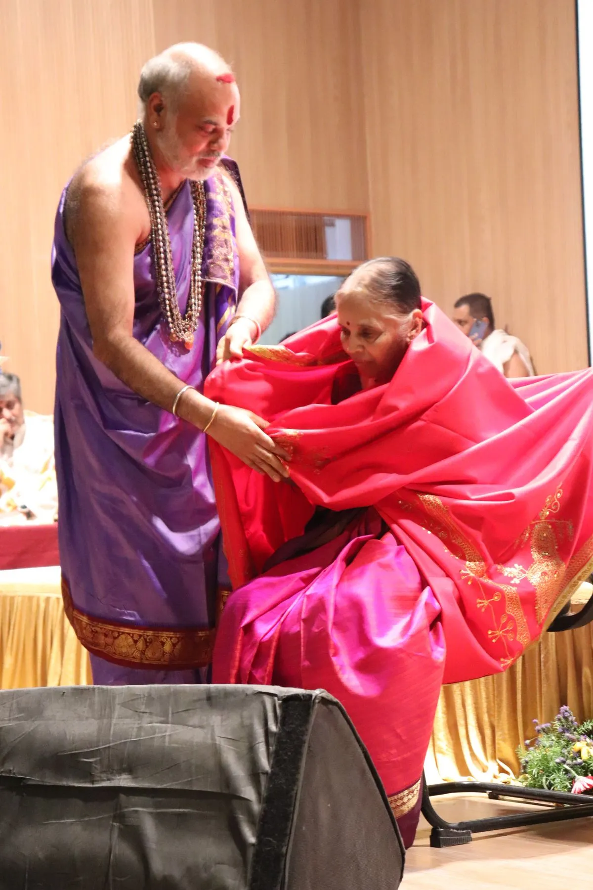 A ceremony or felicitation at VTP V