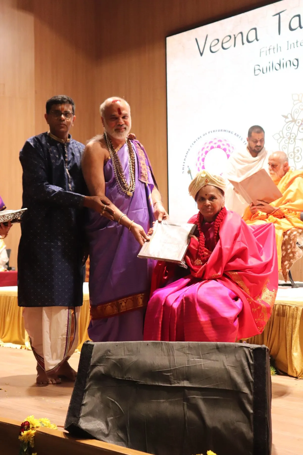 A ceremony or felicitation at VTP V