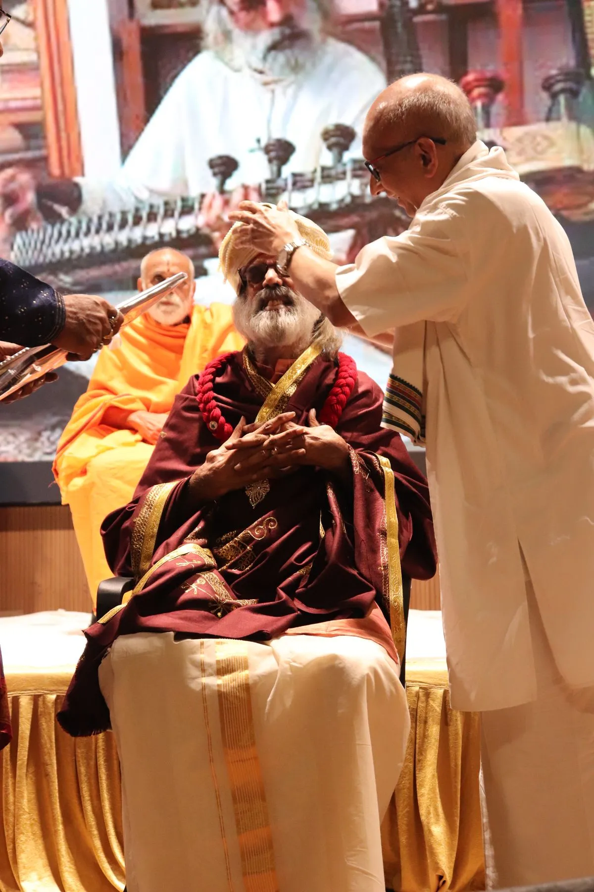A ceremony or felicitation at VTP V