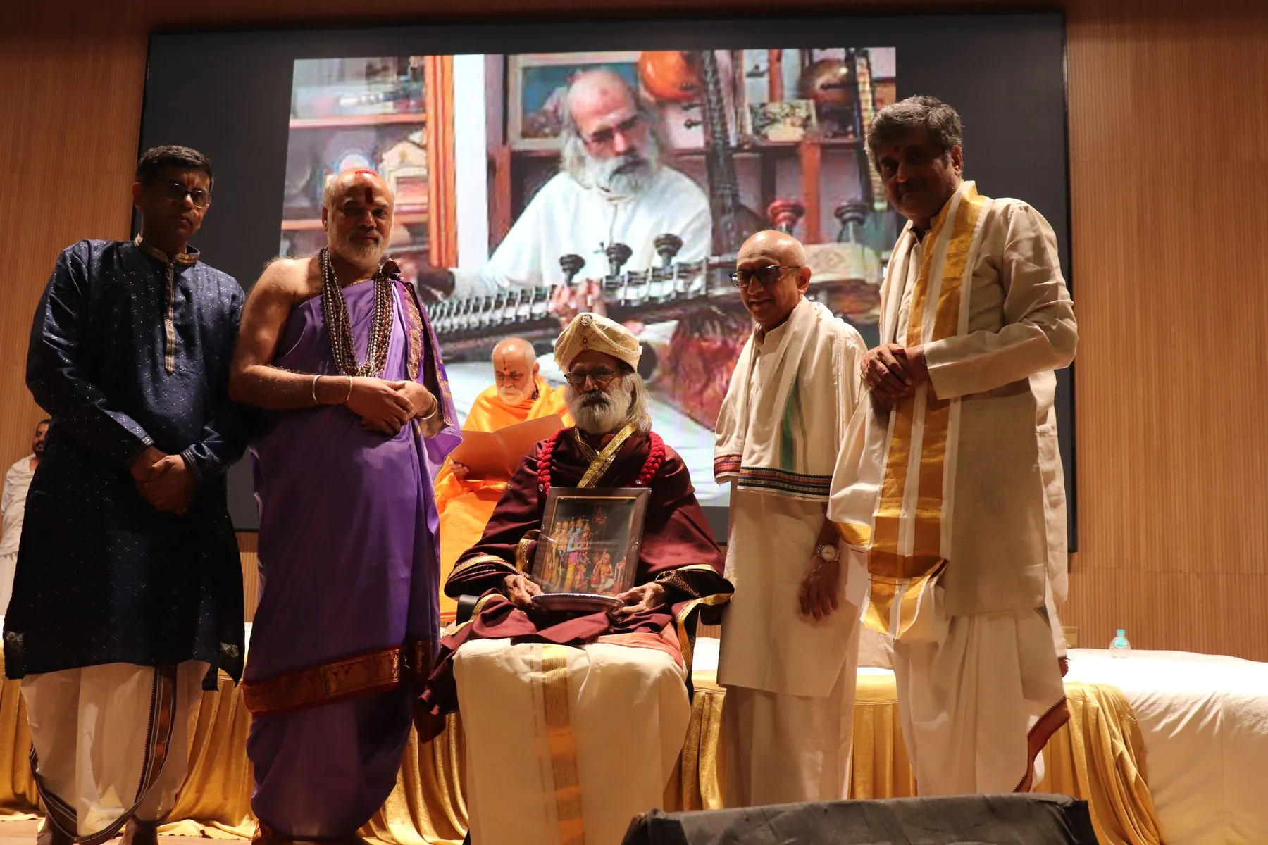 A ceremony or felicitation at VTP V