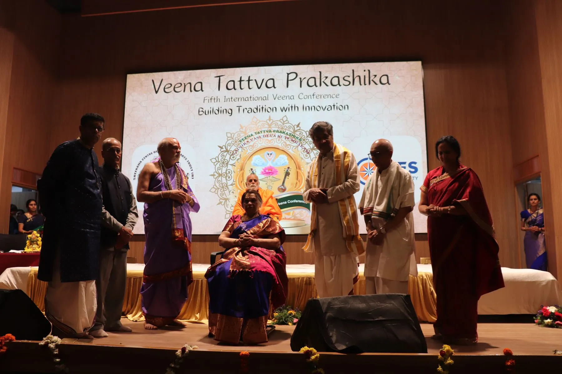 A ceremony or felicitation at VTP V