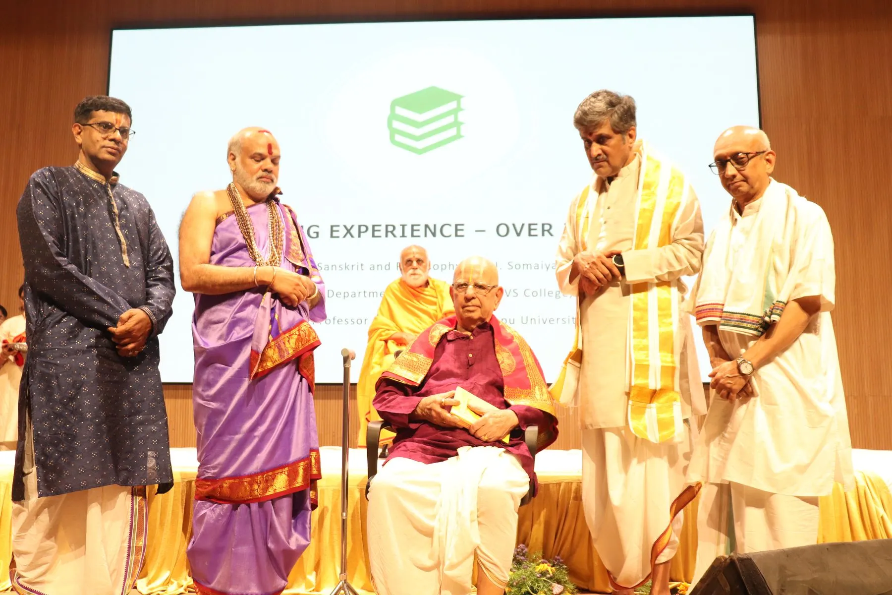 A ceremony or felicitation at VTP V
