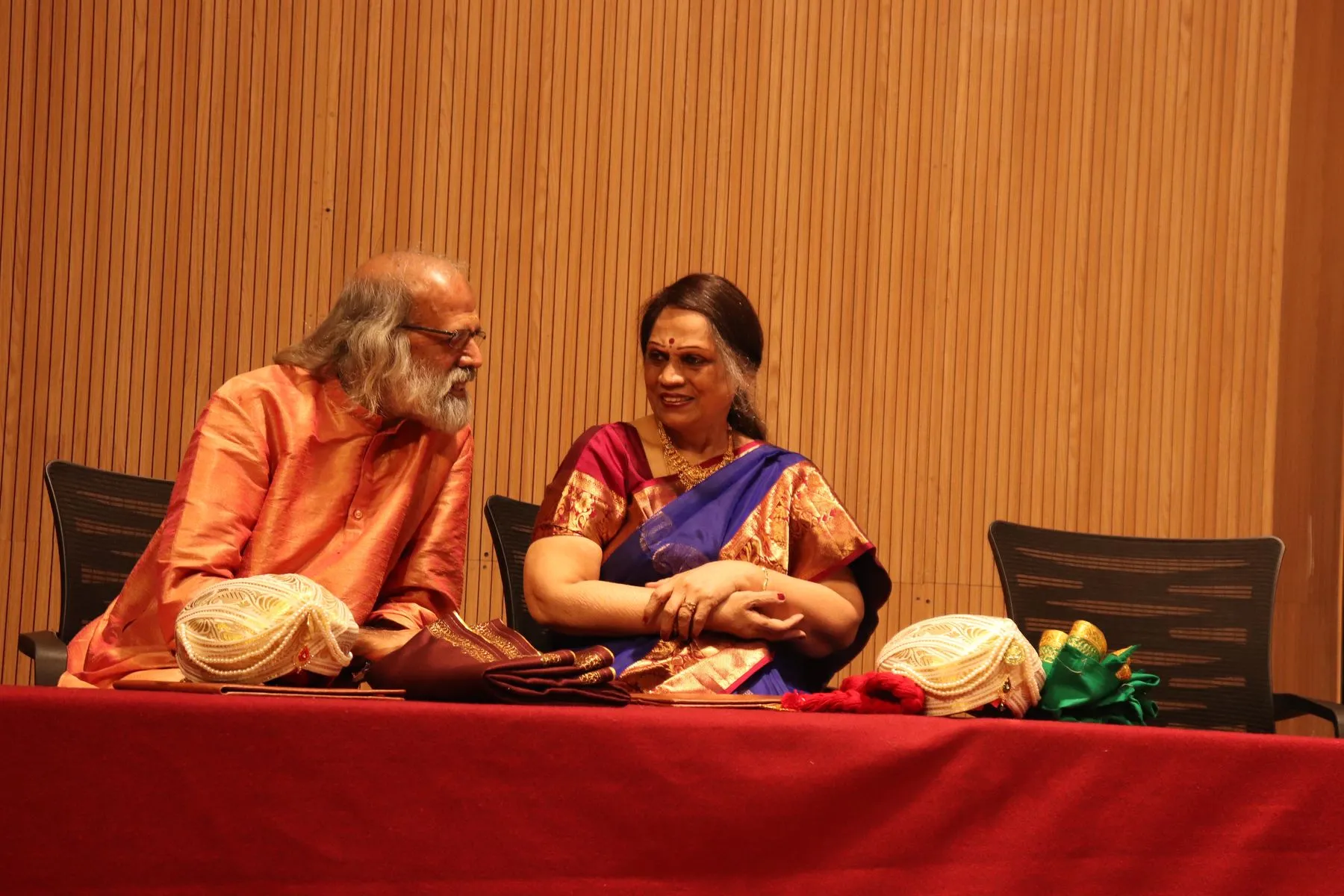 Guests seated on dais