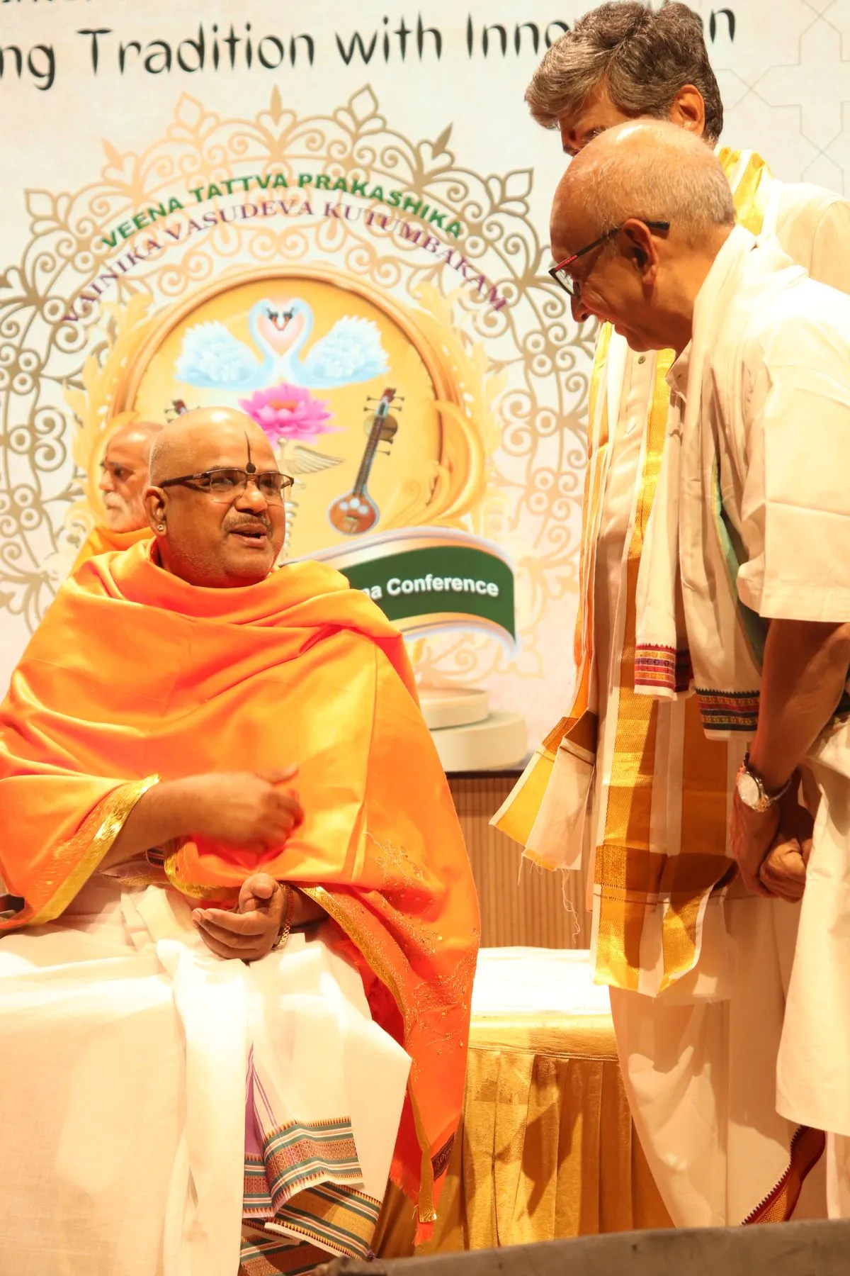 A ceremony or felicitation at VTP V