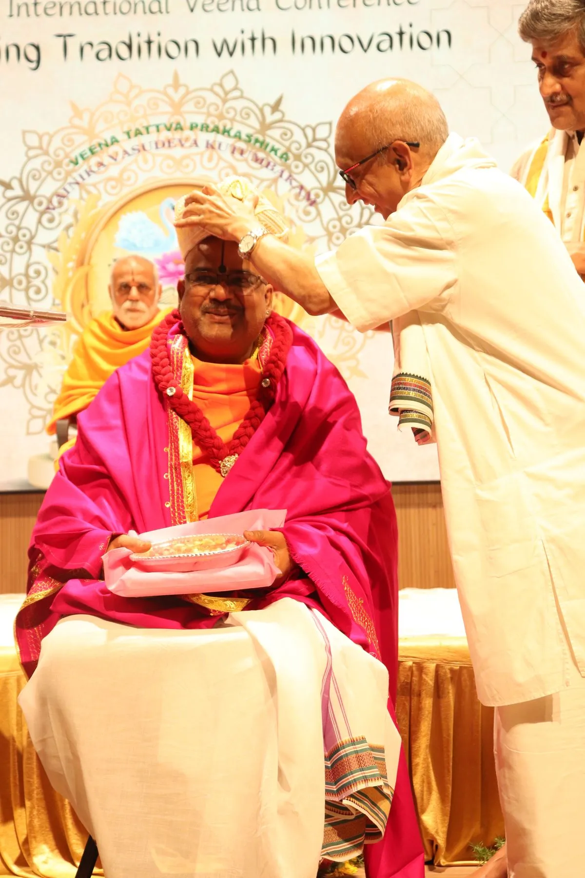 A ceremony or felicitation at VTP V